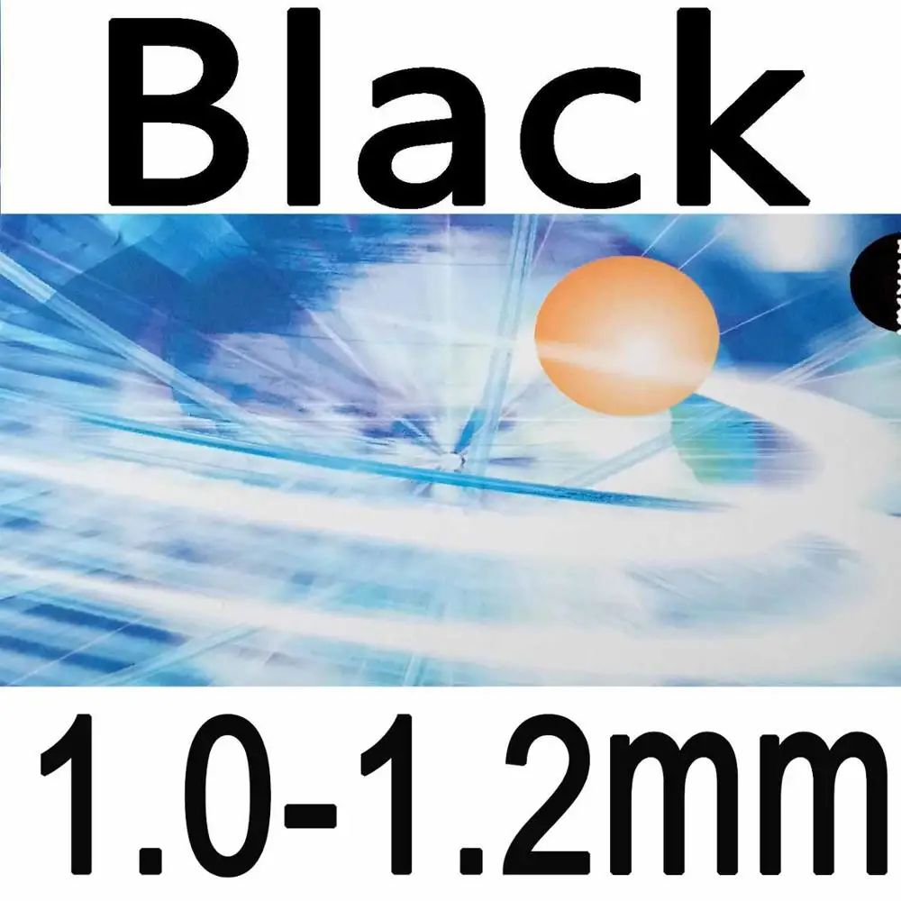 Dawei 388D-1 длинный Pips-Out Настольный теннис пинг понг Резина с губкой - Цвет: black 1.0-1.2mm