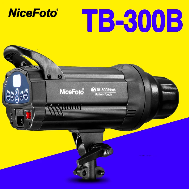 NiceFoto TB-300B 300 Вт студийная вспышка с быстрым временем рециркуляции TB300B студийный