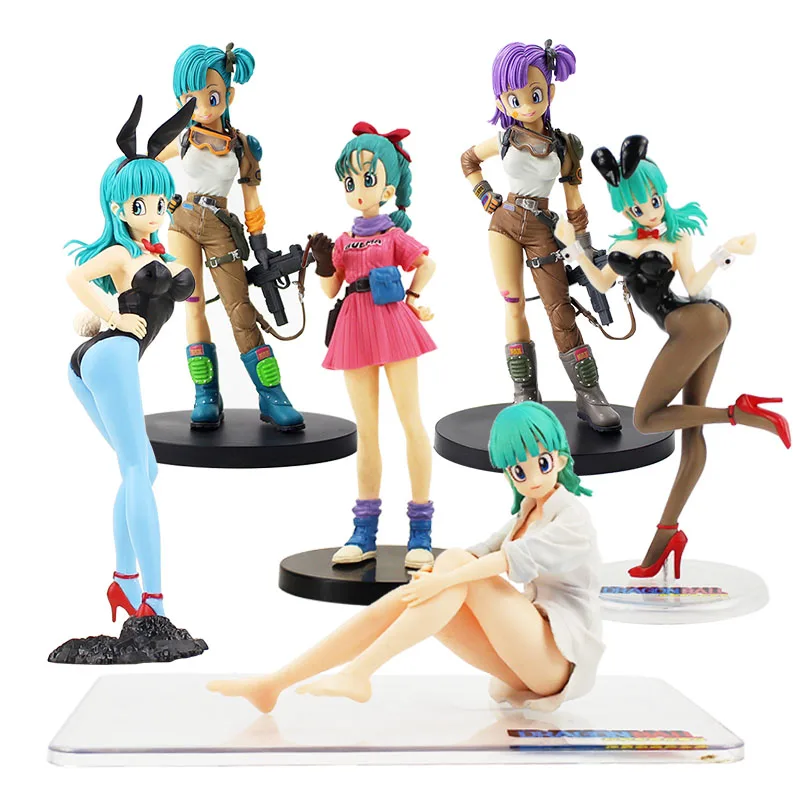 

9cm/21cm Dragon Ball Bulma Figura PVC Action Figures Model Toys with box