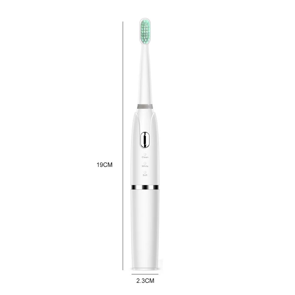 Семейная ультразвуковая зубная щетка высокая эффективность ABS водонепроницаемый Белый Удобный чистый рот красота здоровье
