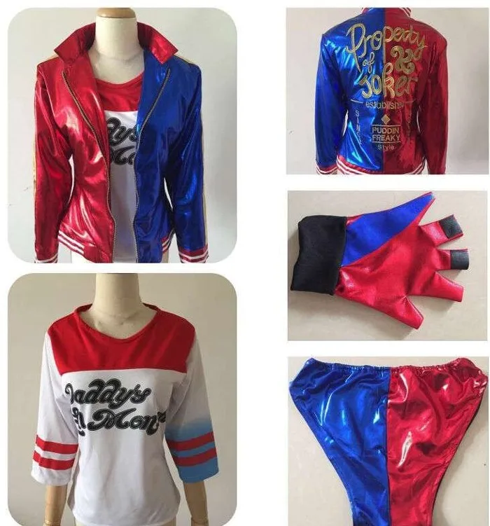 Новейший Бэтмен Харли Квинн самоубийц костюм команды взрослых женщин Косплей Костюм Полный комплект костюмы на Хэллоуин Бесплатная достав... Новейший Бэтмен Харли Квинн самоубийц костюм команды взрослых женщин Косплей Костюм Полный комплект костюмы на Хэллоуин Бесплатная достав...