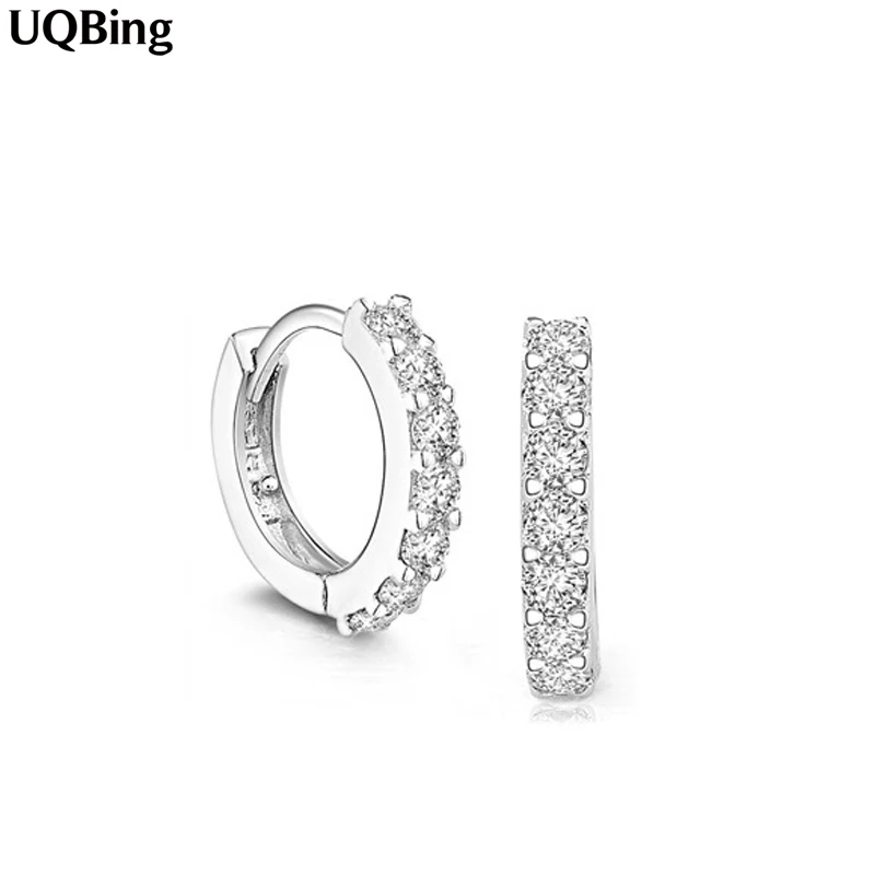 

Wholesale 925 Sterling Silver Jewelry Clip Earrings Women Single Line Cubic Zirconia Wedding Ear Clips