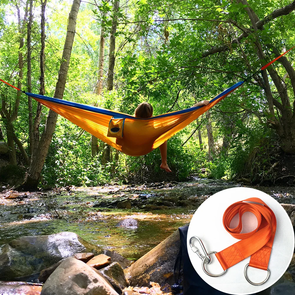 

New Patio Tree Hanging Swing High Strength Hammocks Belt Outdoor Babies Straps Children Load Bearing Furniture With Hooks Adults