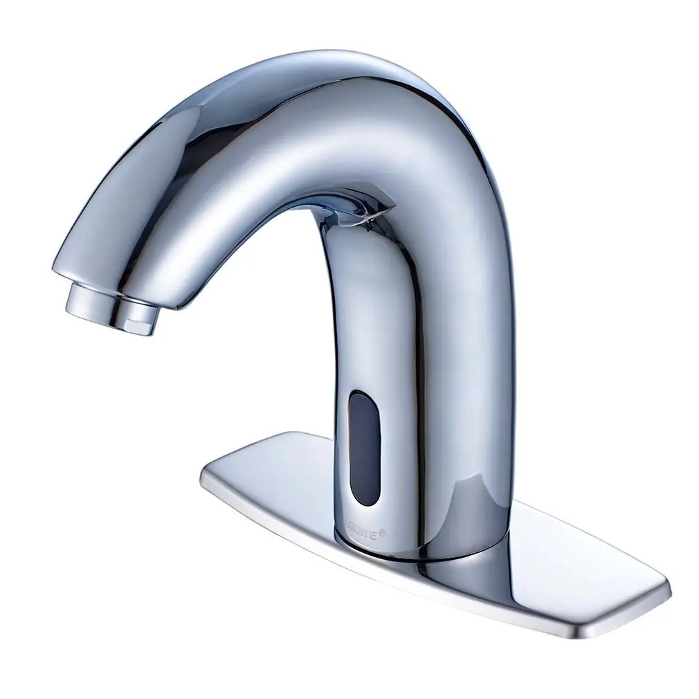 

Polished Automatic Sensor Sink Tap Copper Faucet Basin Mixer Taps For Bathroom Washroom