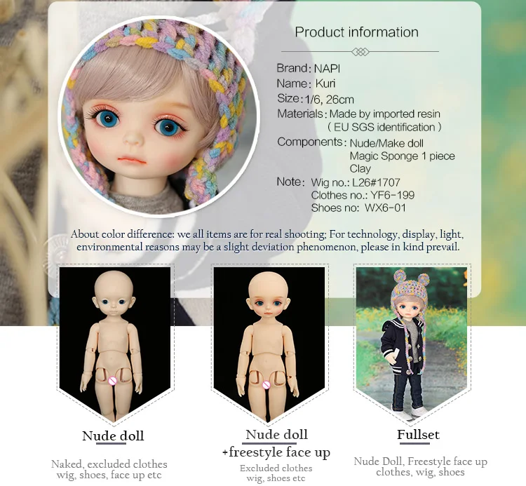 Kuri Napi BJD SD кукла 1/6 YoSD модель тела для маленьких девочек и мальчиков Toyss высокое качество фигурки из смолы подарок на день рождения или Рождество