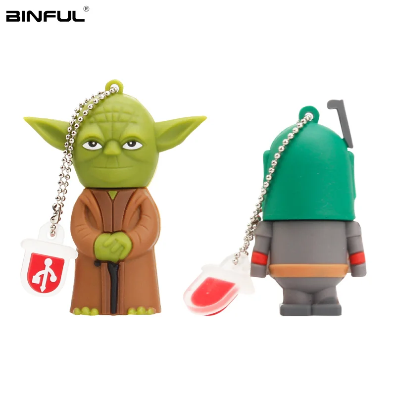

Usb Flash Drive 32GB Silicone Star Wars Cartoon Pen Drive High Speed Usb 2.0 Pendrive 128GB 64GB 16GB 8GB 4GB Flash Memory Stick
