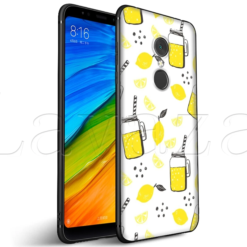 Lavaza лимонный банановый кактус клубника суши чехол для Xiaomi Redmi Note 4 4X 4A 5 5A 6 6a 7 Pro Go