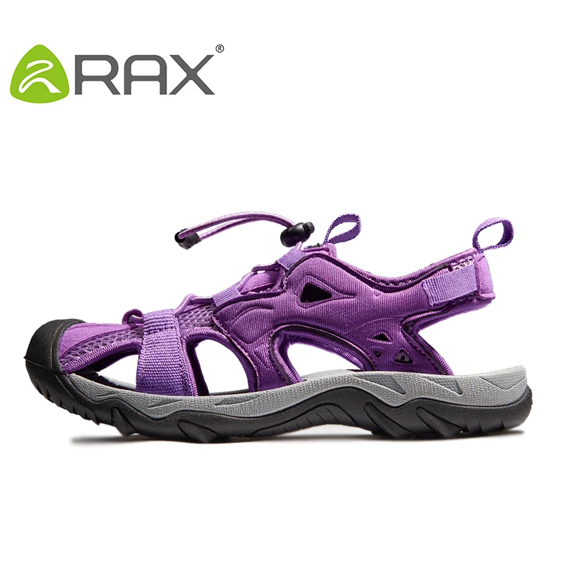 RAX/Новинка года; летние дышащие мужские уличные сандалии; походная обувь; пляжные сандалии на платформе; Мужская обувь для ходьбы; мужские сандалии; Mujer - Цвет: Zise women sandals