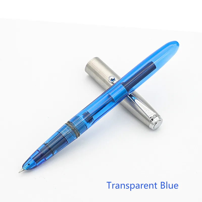 As shown Jinhao новая авторучка 0,38 мм чернильные ручки penna stilografica прозрачная ручка подходит для студентов для практики офисного письма - Цвет: As shown