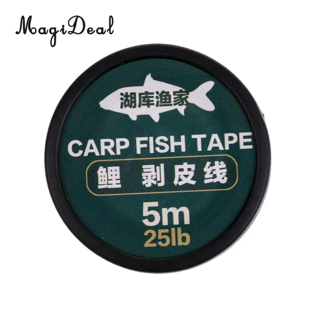 MagiDeal Carp Fishing Line Coated Hook Link Quick Sinking Braided Line Prevent winding coating Powerful with high strength