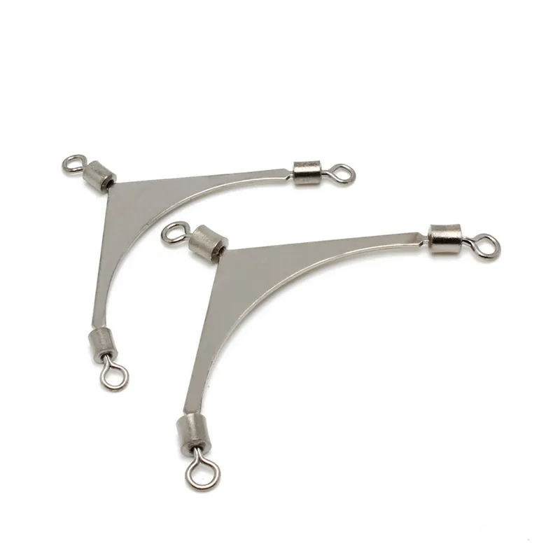 Tackle Triangle American Fishing Jig Head Swivels 3 Way Rolling Pole Swivel