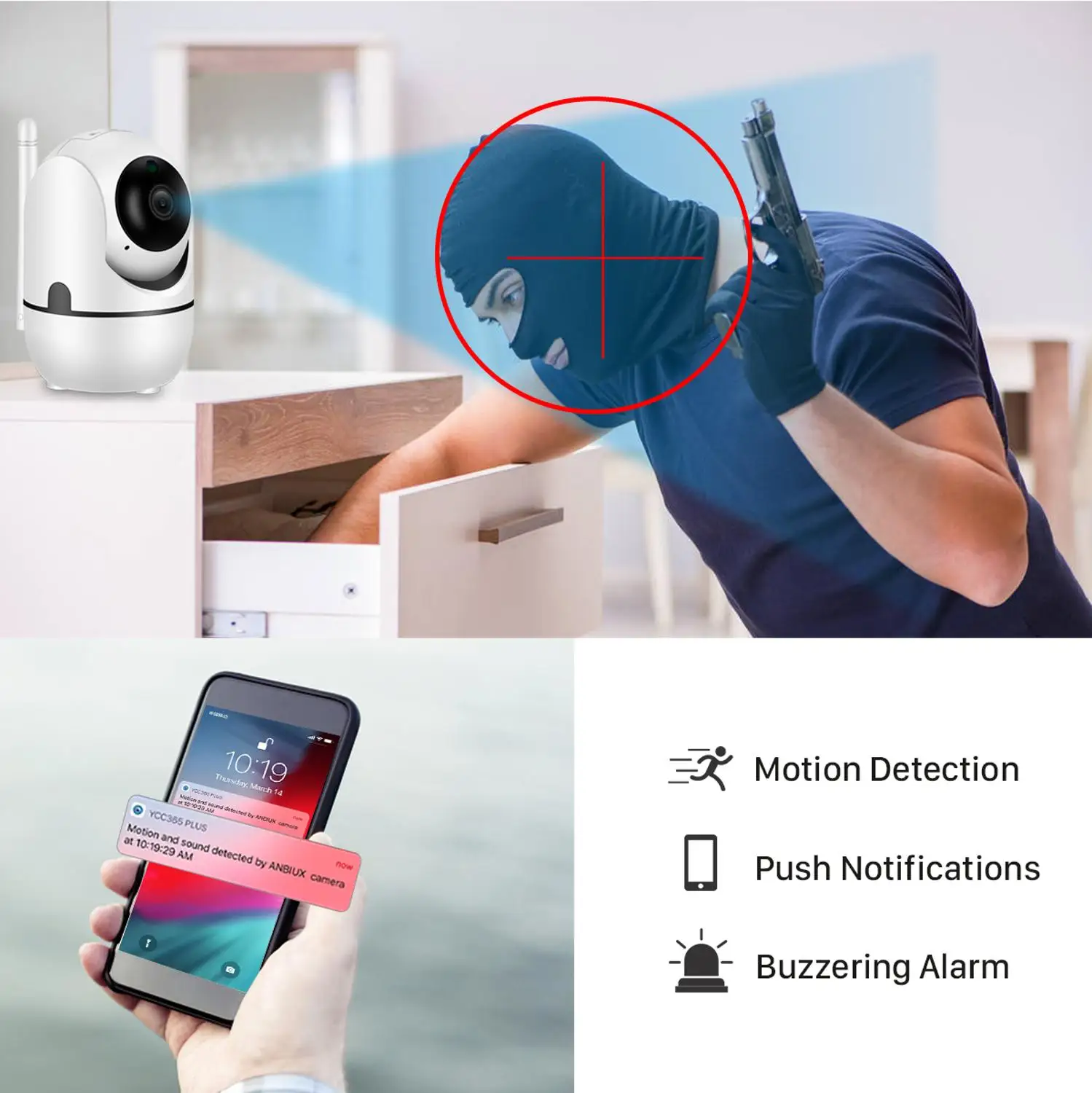 BESDER HD 1080 P облачная Беспроводная ip камера интеллектуальное автоматическое