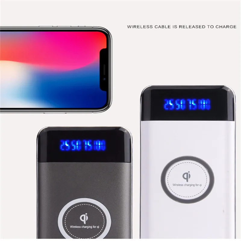 Hot sales Wireless Charger powerbank 10000mAh Portable Mobile Phone Charger 2 usb Fast Wireless Charging Powerbank foriphone 8 X Hot sales Wireless Charger powerbank 10000mAh Portable Mobile Phone Charger 2 usb Fast Wireless Charging Powerbank foriphone 8 X