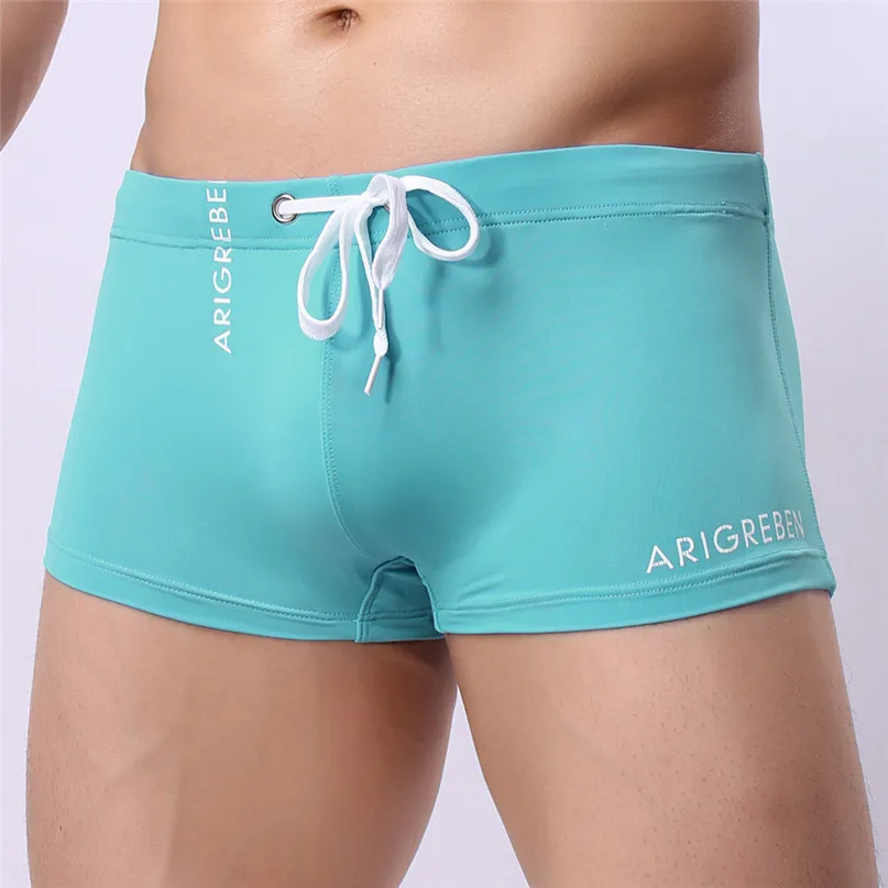 Mens Sexy Briefs Swimwear Running Boxer shorts Beach Underwear Trunk Underpants Swim Casual Quick-drying Swimwear Pants #2J19 (20)
