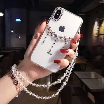 Мягкий чехол со стразами для Huawei P40 P10 P20 P30 Lite Plus Mate 10 20 Pro | Мобильные телефоны и