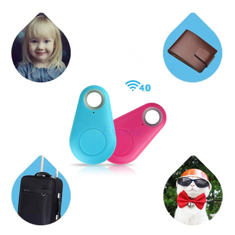  Mini Smart Bluetooth Tracer Hunde GPS Tracker Anti-Verloren Locator Tag Alarm für Brieftasche Schlü