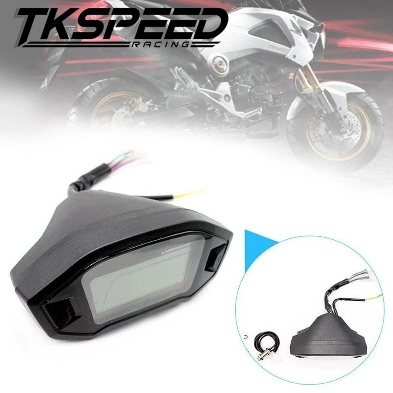 Diagram Universal Motorcycle Cylinders Lcd Digital Speedometer