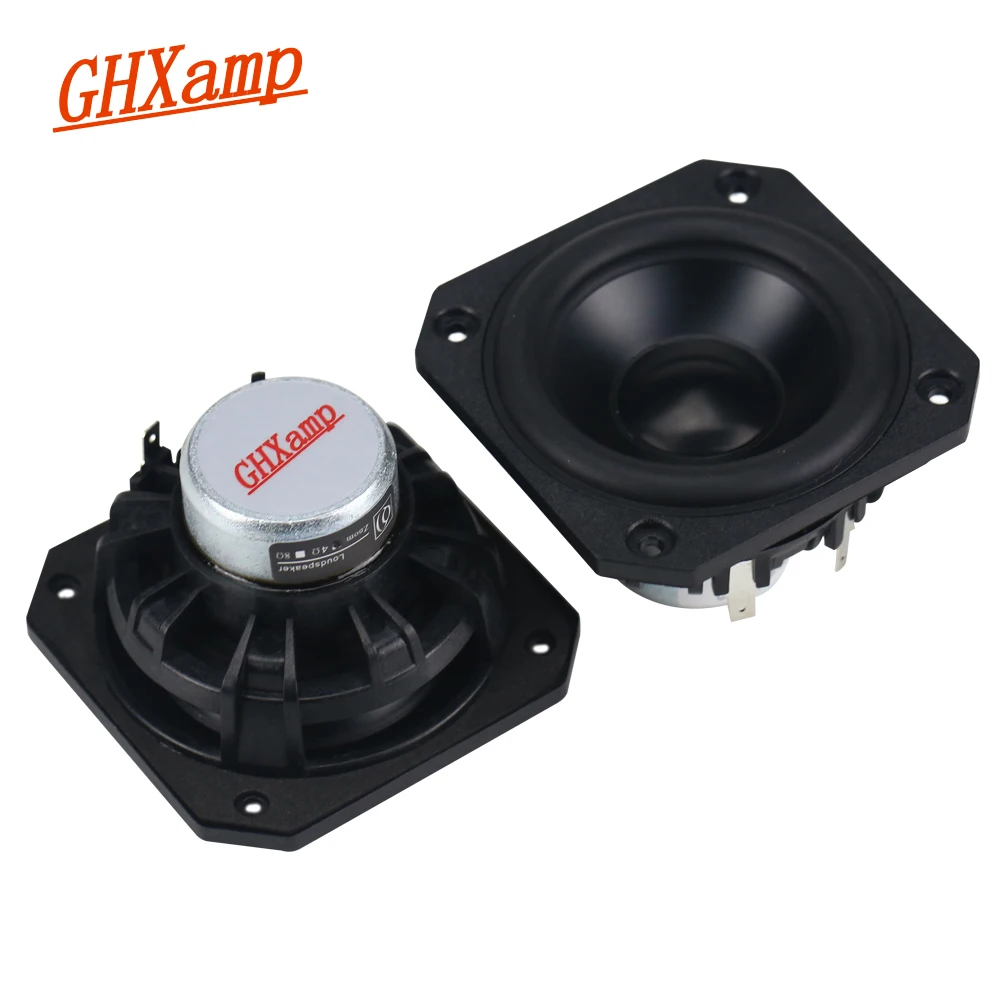 Baratos GHXAMP nuevo 3 pulgadas altavoz de rango completo coche de neodimio 4ohm 25W HIFI casa ordenador portátil Bluetooth altavoces 2 uds
