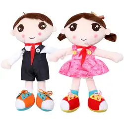 13,8 дюймов милые кружевные платья плюшевые куклы милые моющиеся мягкие таггл играть текстильная игрушка подарок для мальчиков и девочек