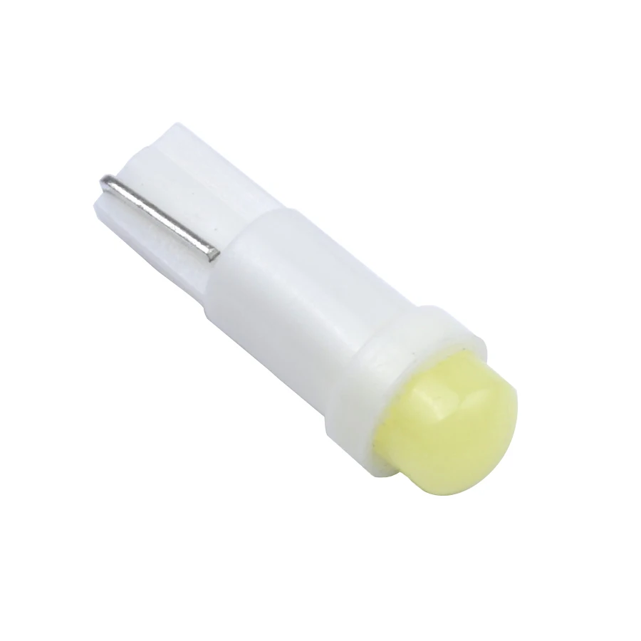 

Best Price 10pcs/lot T5 37 58 70 73 0.2W 1SMD Led Ceramic Car Auto Side Wedge Gauge Dashboard Instrument Lights Lamp Bulb DC12V