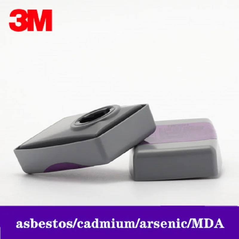 

3M 7093 Particulate Cartridge Filter 1 Pair Industrial MDA Asbestos Cadmium Arsenic Work with 6200/6800/7502 Mask Weld Brazing