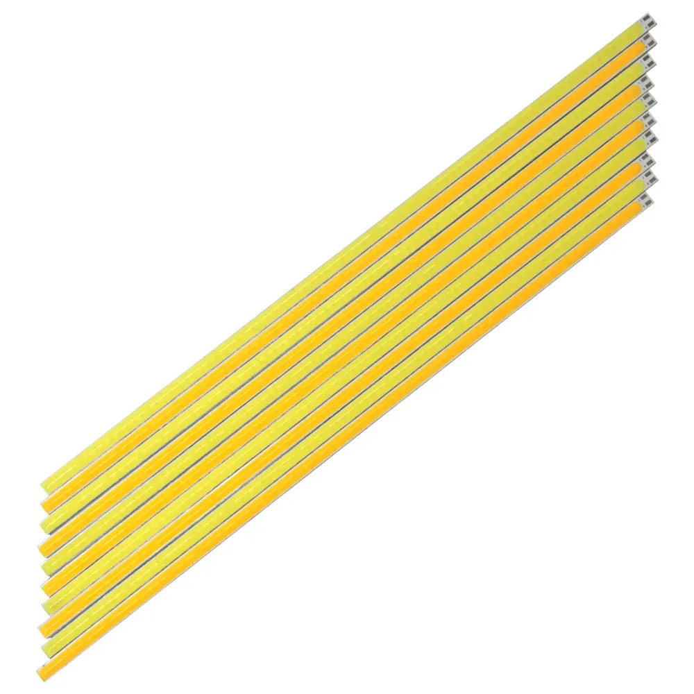 10pcs 300x6MM 14W COB Strip LED Lights DC 12V Chip On Board Bar Lighting Source 12v Indoor Outdoor Lamps 30CM 1000LM Bulb | Освещение