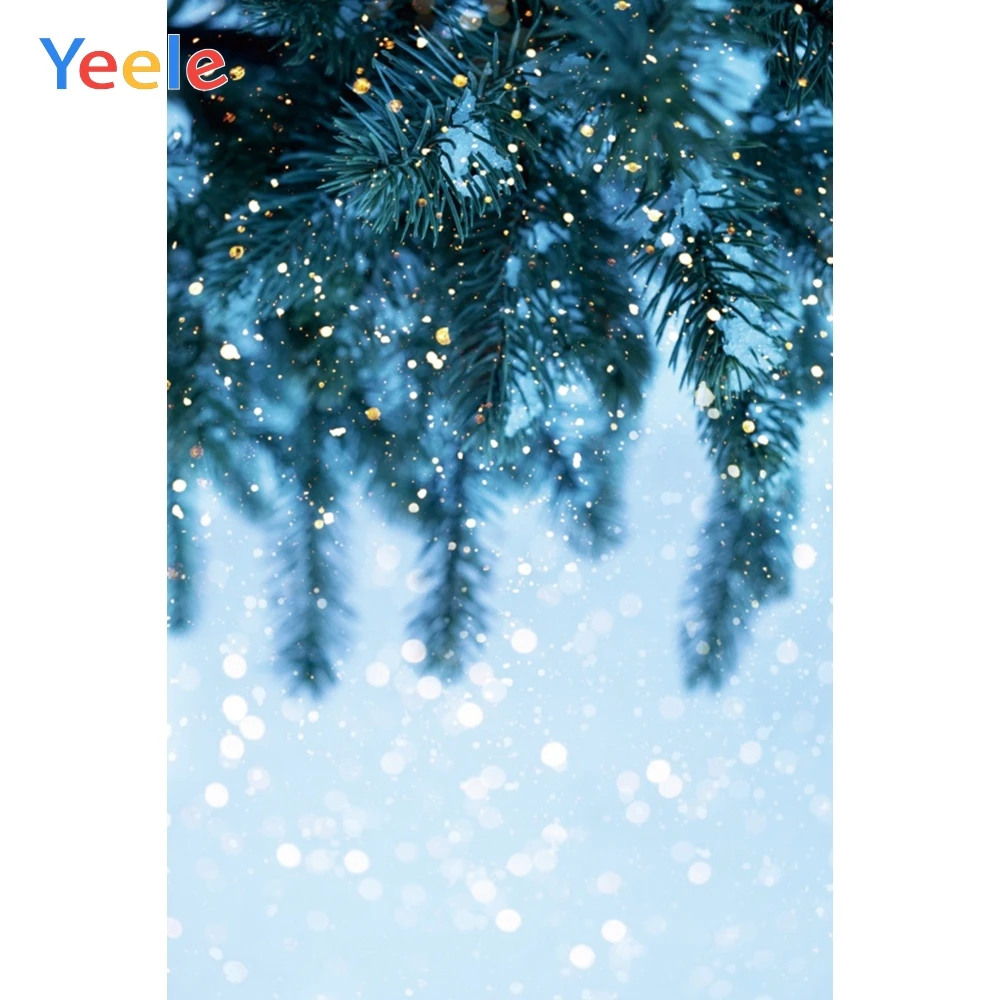 

Yeele Merry Christmas Photography Backdrop Tree Snow Winter Children Baby Kids Photographic Background For Photo Studio Props
