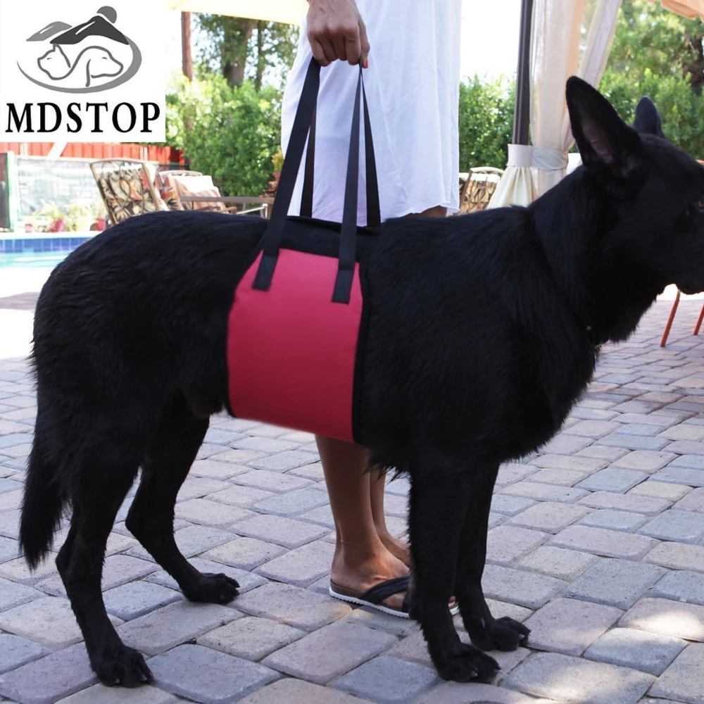 MDSTOP Dog Lift Harness with Handle for Canine Aid Lifting K9 Older Pet