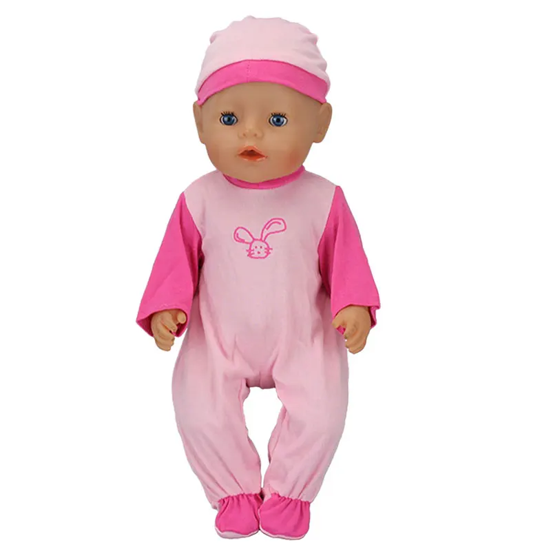 15 стилей на выбор, кукольная одежда, подходит для 17 дюймов 43 см, кукольная одежда для новорожденных, Одежда для новорожденных, праздничный подарок на день рождения - Цвет: Цвет: желтый