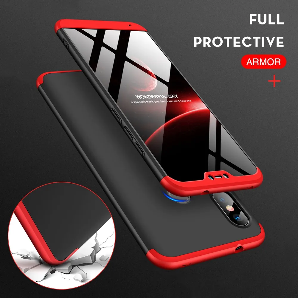

Phone Case For Xiomi Xiaomi Mi A2 Lite Case 360 Cover For Pocophone F1 Coque For Redmi Note 6 Pro 5 Plus 6A 5A S2 Mi Max 3 8 SE