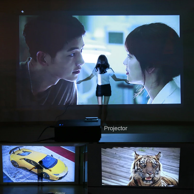 Smartldea СИД проектор wifi HD фильмов видеоигра Бимер трансляция Miracast DLNA опция стерео 6