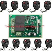 HDC12V 2CH RF Беспроводная система дистанционного управления teleswitch10* передатчик+ 1* приемник Универсальный пульт дистанционного управления/радиоприемник