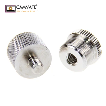 

Mic Screw Adapter 1/4"-20 male to 5/8"-27 female & 1/4"-20 female to 5/8"-27 male C1200 camera photography accessories