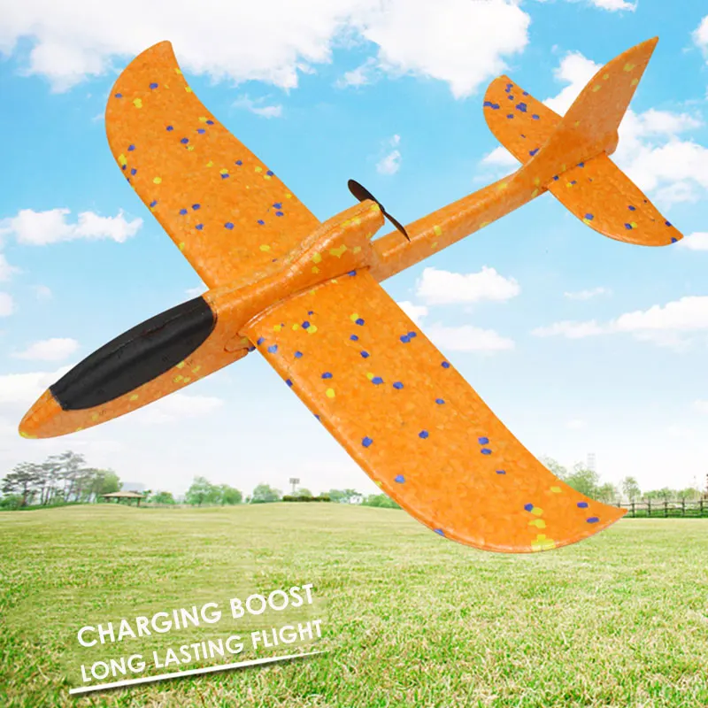 

Hand Throwing Plane Foam Aircraft Wingspan EPP UAV 2pcs EPP Glider Airplane Fly Toy Educational Model Aircraft Model Game