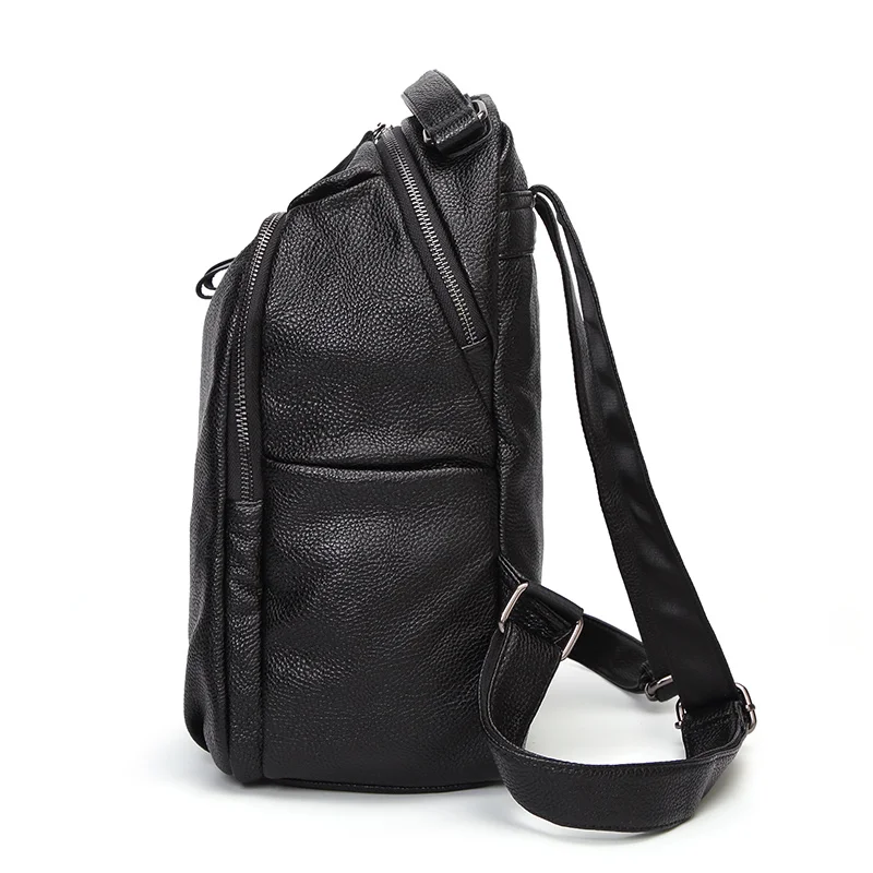 QINRANGUIO Mochila De Cuero genuino para mujeres 2018 mochilas para adolescentes chicas Vintage Mujer Mochila QINRANGUIO Mochila De Cuero genuino para mujeres 2018 mochilas para adolescentes chicas Vintage Mujer Mochila