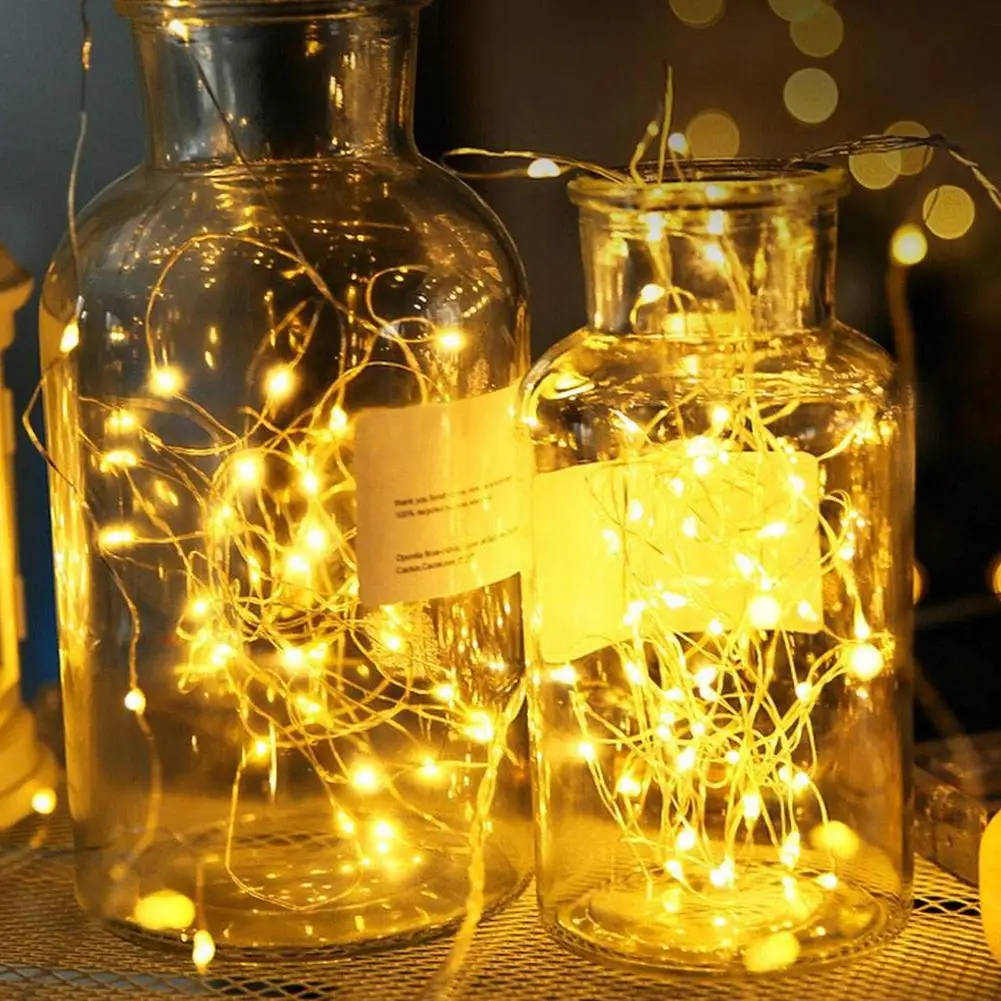 

5m Copper Wire 50 LED String Light Party Outdoor Christmas Wedding Garland Lamp Hot