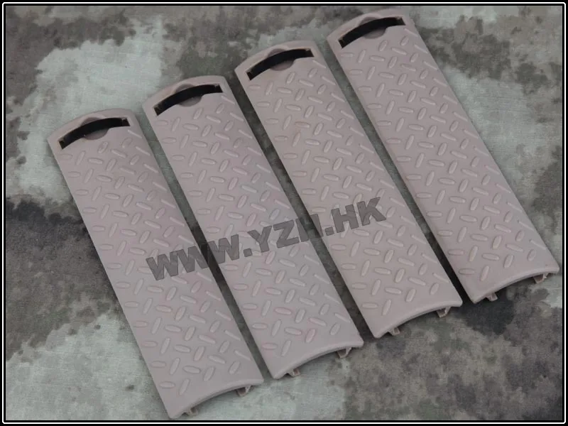 

High quality 4pcs Rail Cover Panel for airsoft 20 mm picatinny ERGO Diamond Rail Hunting accessories BD4136
