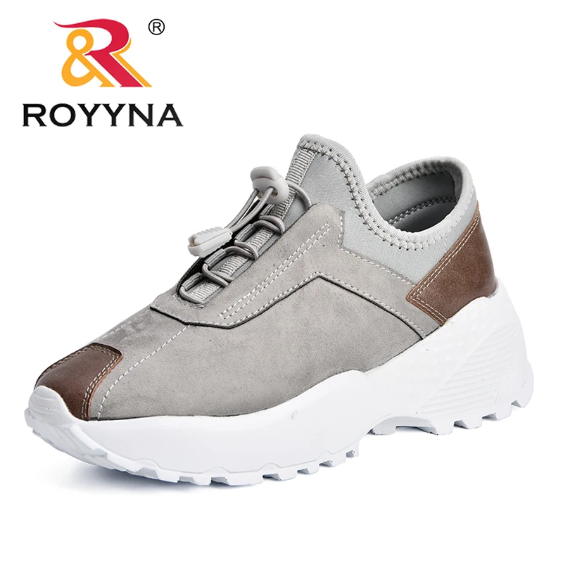

ROYYNA 2018 Autumn Women's Vulcanize Shoes Lady Casual Shoes Women Sneaker Leisure Thick Soled Shoes Flat Fast Free Shipping