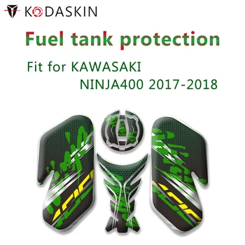 

KODASKIN 3D Printing Gas Traction Fuel Tank Pad Protection Sticker for KAWASAKI NINJA400 2017-2018