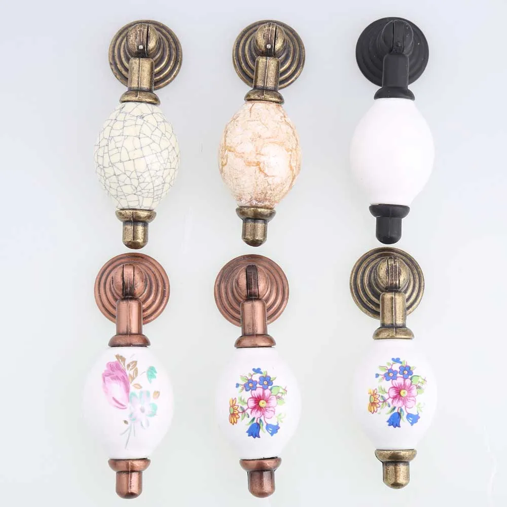 vintage style shaky pendant drawer shoe cabinet knobs pulls rural ceramic white black dresser door handles antique bronze knobs vintage style shaky pendant drawer shoe cabinet knobs pulls rural ceramic white black dresser door handles antique bronze knobs