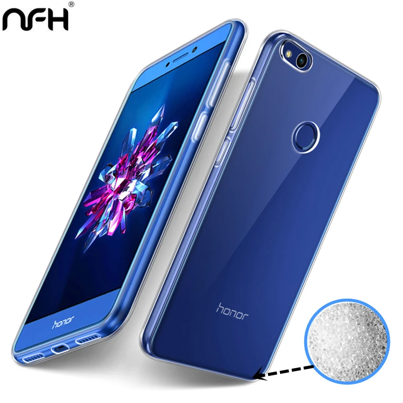 

For Huawei Honor 8 Lite 2017 Phone Original NFH Transparent Soft TPU Cover Case On Huawei Honor8 Lite Slim Silicone Back Cover