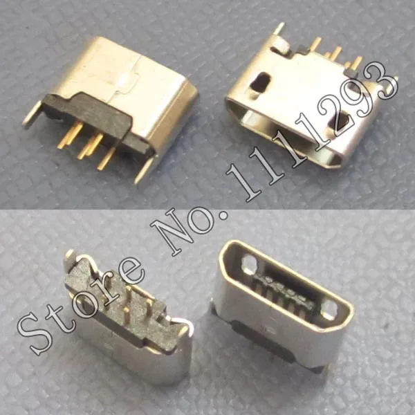 

20pcs/lot Micro USB Charging Data Sync Power Jack Port Connector for Tablet mobile phone etc Vertical Micro USB straight mouth