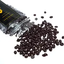 Удаление волос бобов 50 г без полосок для депиляции, горячая пленка, твердый воск, гранулы для восковой депиляции, бикини, удаление волос, Bean Chocolate 2AU4