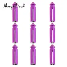 MagiDeal Высокое качество 9 шт./лот анодированный алюминиевый сплав защитный чехол для дротиков охотничий инструмент для полета часть Дартс аксессуар фиолетовый