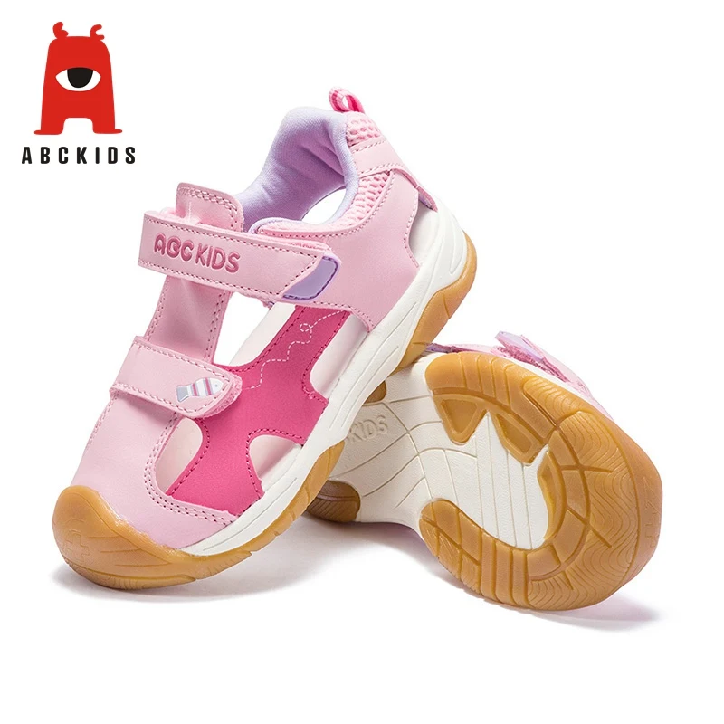 

Abckids Spring Summer Unisex Print-design Shoes Non-slip Sneakers with Closed Toe for boys Girls brand kids shoes