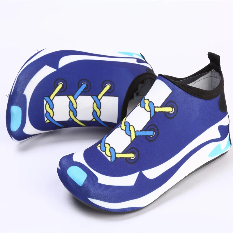 Летняя купальная акваобувь уличная Мягкая дышащая пляжная обувь мужские Приморский свет кроссовки женские эластичные спортивные кроссовки