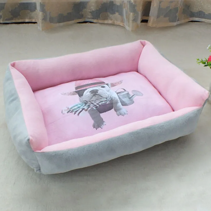 

3D Print Pet Dog Cat Sofa Bed House For Pitbull Small Medium Dog Winter Warm Fleece Dog Puppy Bed Kennel Nest Dog Mat Cushion