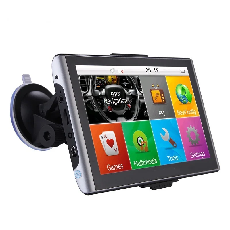 GPS Navigator Multimedia Navigation Q8 7 inch Car GPS Navigation 256/8GB Sat nav Bundle Free Russian/EU/North&South America/Asia/Africa/AU NZ Maps