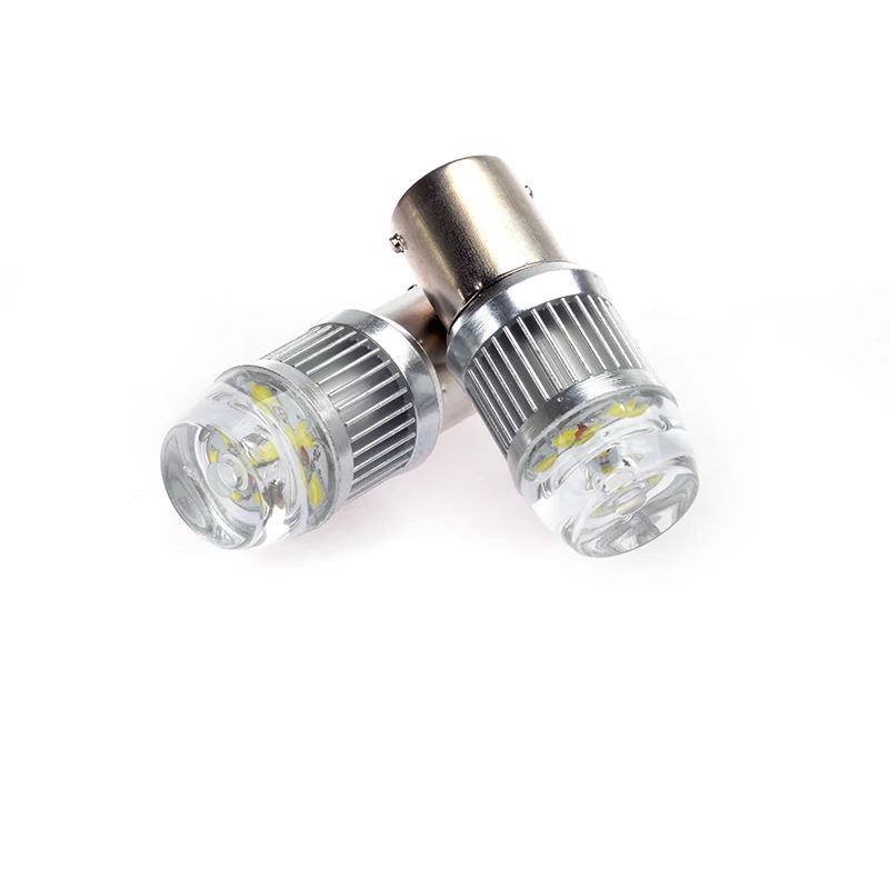 

2 pcs 1156 ba15s p21w LED car light 12V automobiles auto turn signal parking fog DRL clearance lamp bulb 6000K white 12V