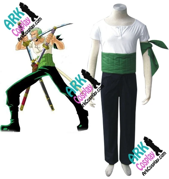 One Piece Cosplay Roronoa Zoro Cosplay White Mens One Piece Cosplay Costumein Anime Costumes